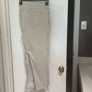 NYDJ Side Slit Slim Ankle Jeans -18P